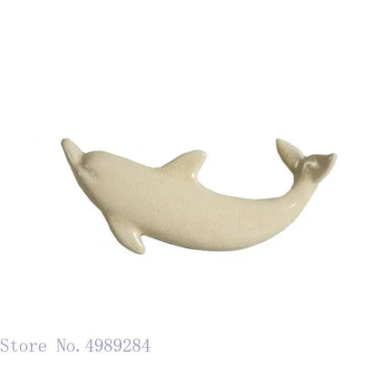 Colorful dolphin fish ocean ceramic wall decoration children's room