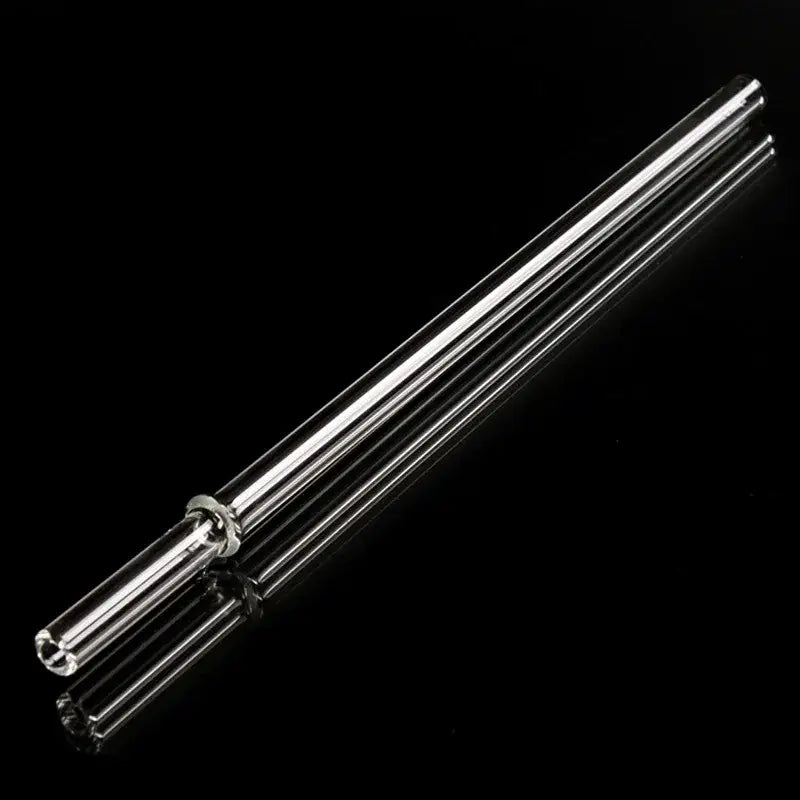 Colorful glass bent straw set kitchen reusable drinking straws