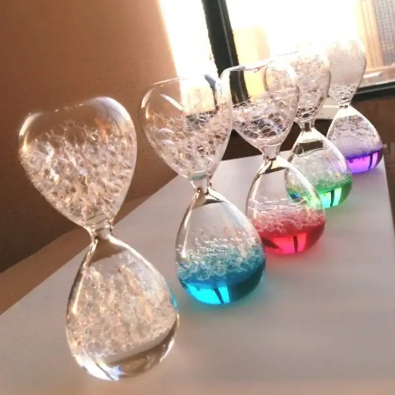 Colorful glitter liquid bubble dream hourglass kids bedroom decor