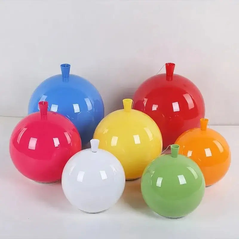 Colorful multi color kids balloon pendant light bedroom led lamp