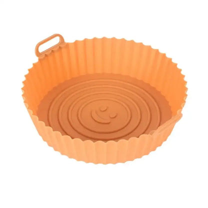 Colorful silicone basket trays set kitchen baking grill pan