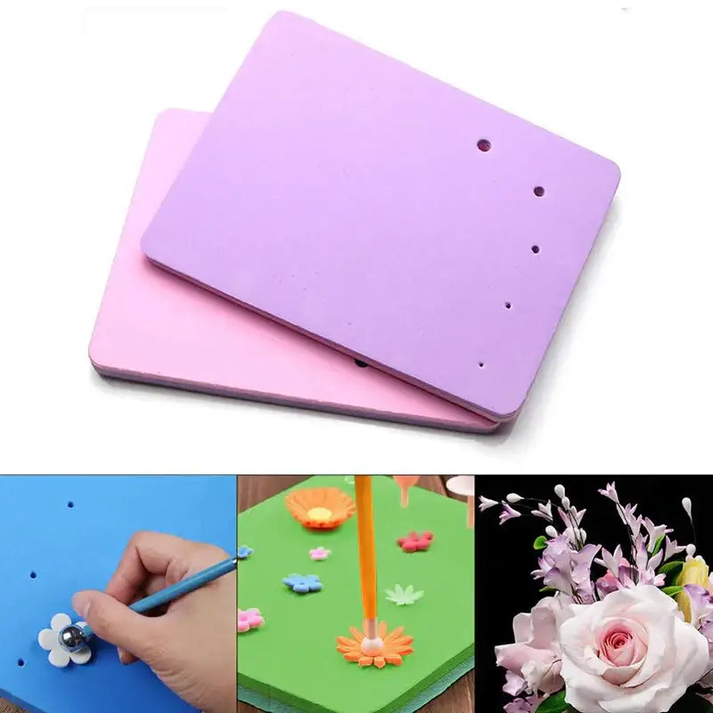 Colorful silicone cake shaping mat kitchen fondant embossing board