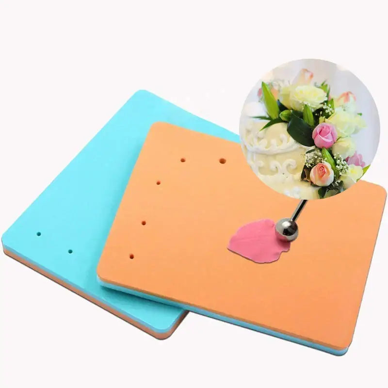 Colorful silicone cake shaping mat kitchen fondant embossing board