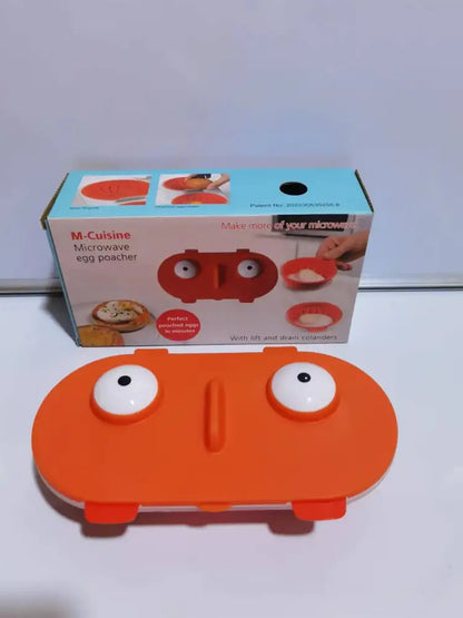 Colorful silicone double layer egg boiler silicone – kitchen tool