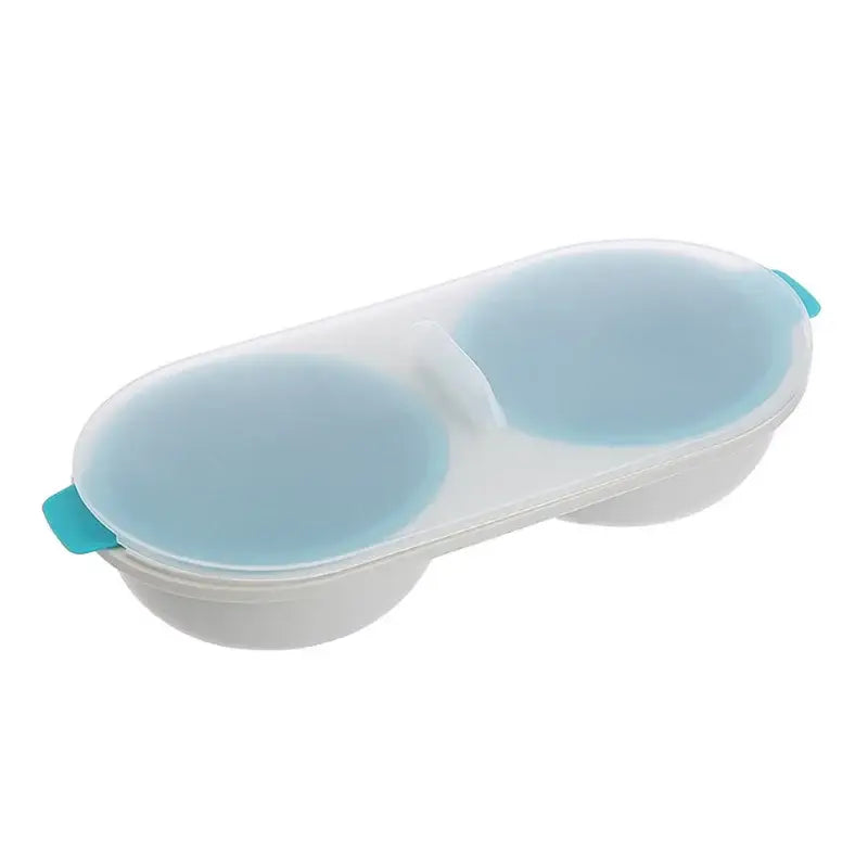 Colorful silicone double layer egg boiler silicone – kitchen tool