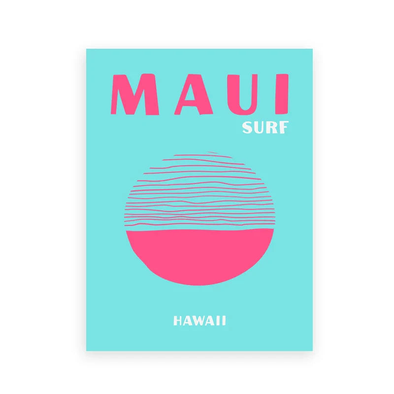 DecorBites™ Colorful Travel Posters Art Print Set