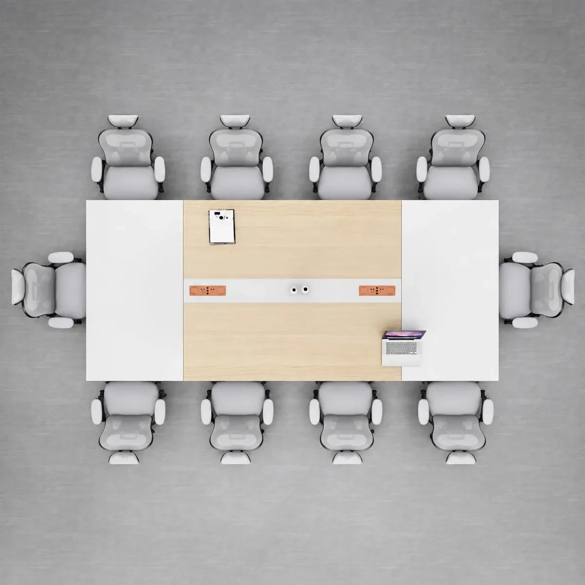 Comity · White Collaborative Meeting Table