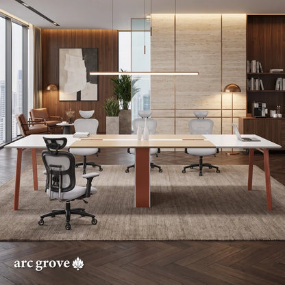 Comity · White Collaborative Meeting Table