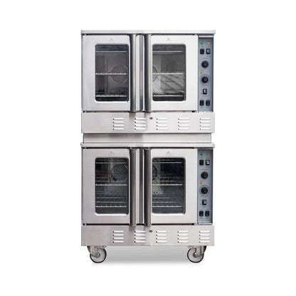 Commercial Double-Stack 160K BTU 2-Burner Stainless Steel Gas Stock Pot Range (SAK18763)