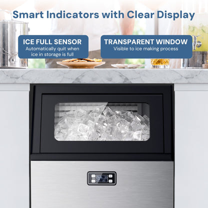 265LBS Freestanding Commercial Ice Maker