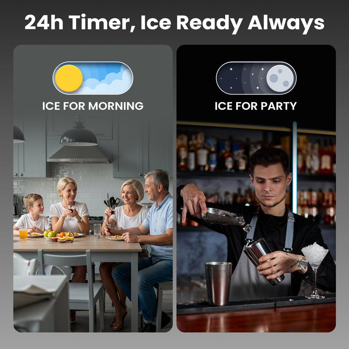 Commercial Ice Maker 80 lbs\66 lbs