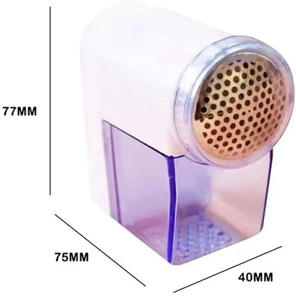 Compact blue & white electric fuzz pellet remover bedroom fabric shaver