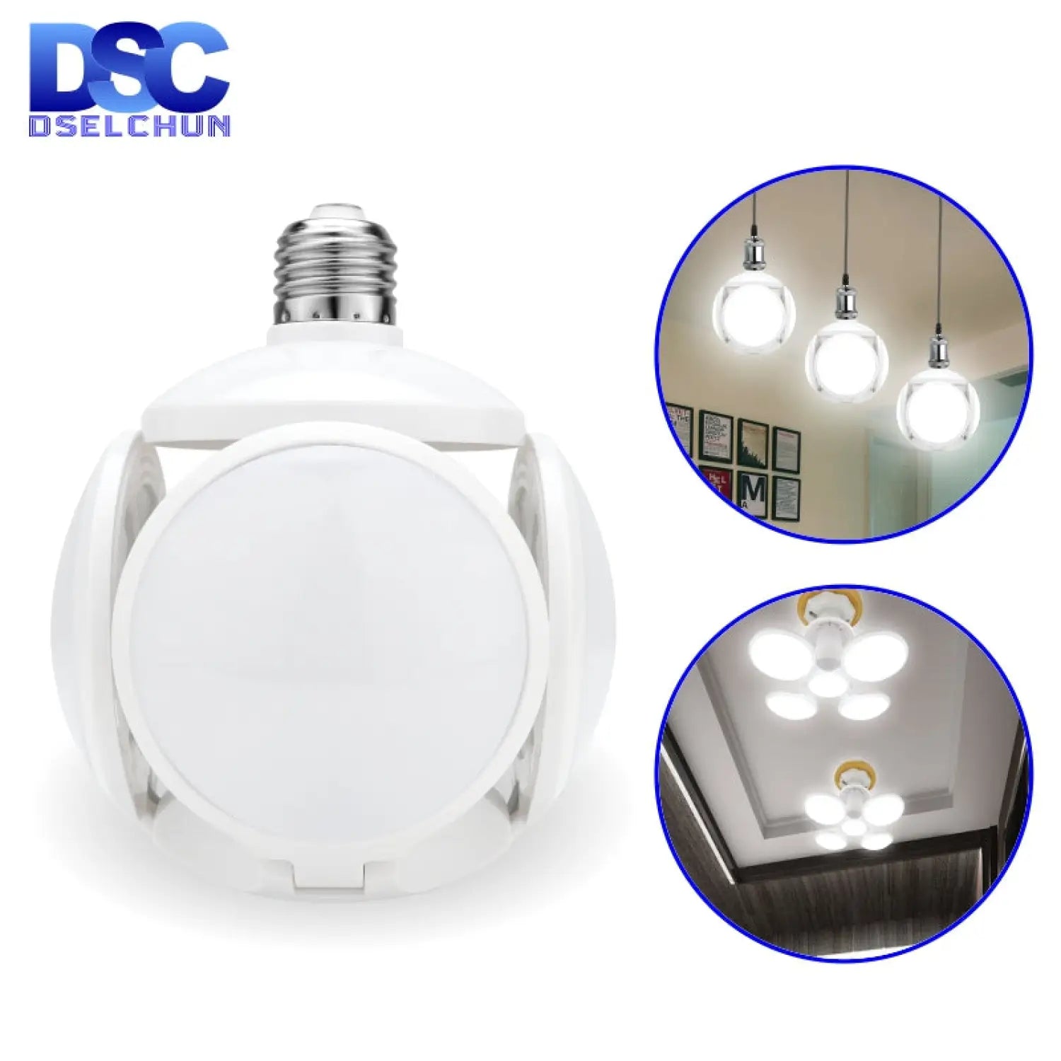 Compact Foldable Ball Light with Football Shape and LED Glow