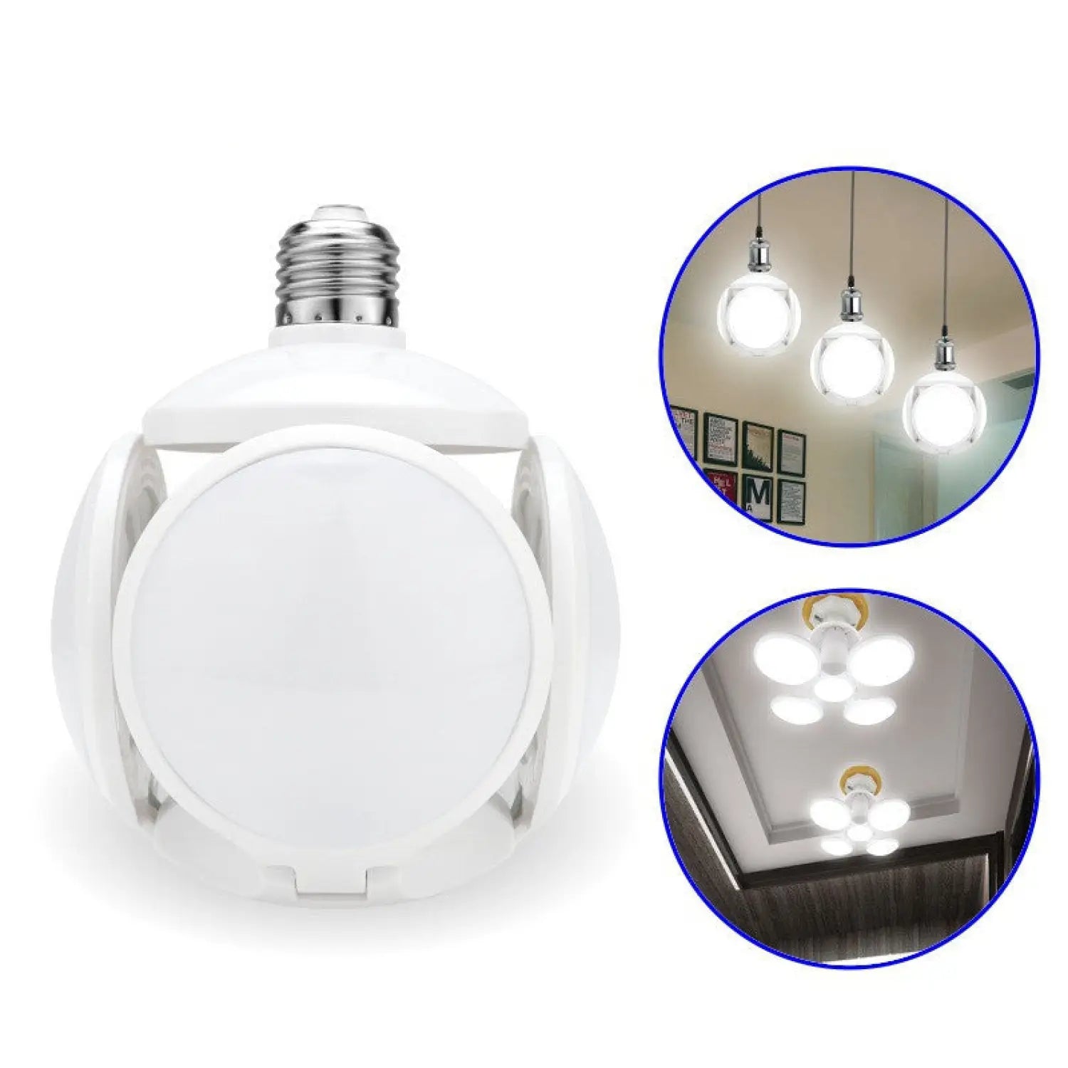 Compact Foldable Ball Light with Football Shape and LED Glow