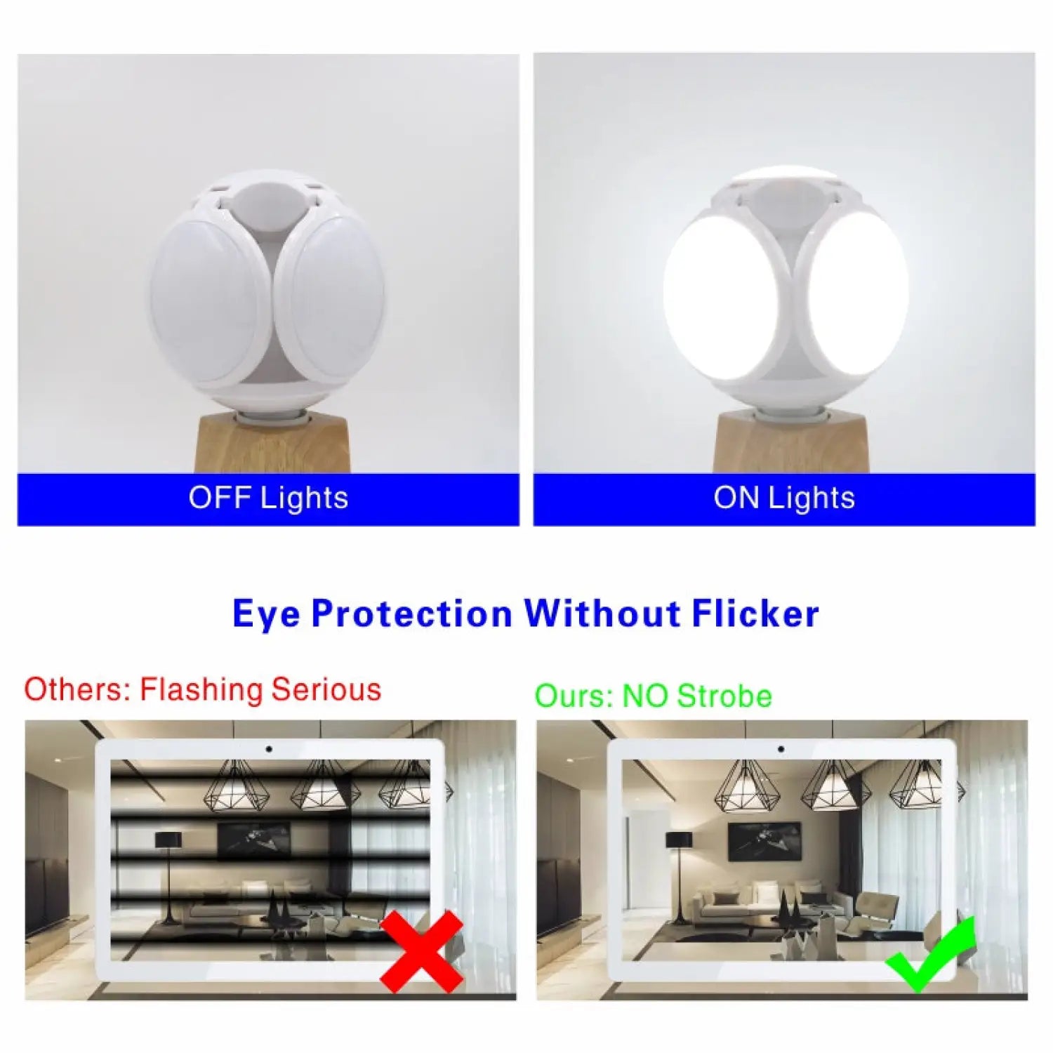 Compact Foldable Ball Light with Football Shape and LED Glow