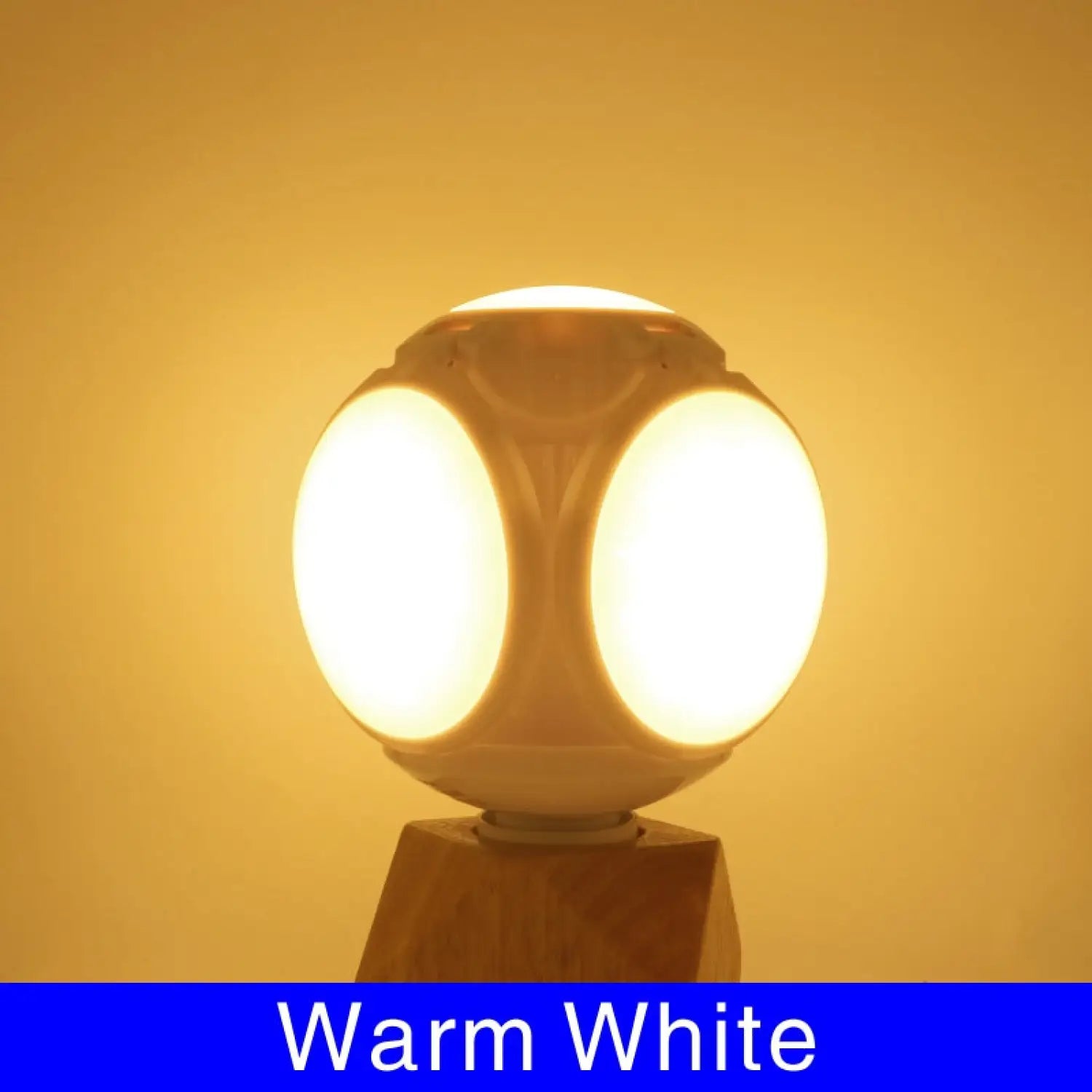 Compact Foldable Ball Light with Football Shape and LED Glow