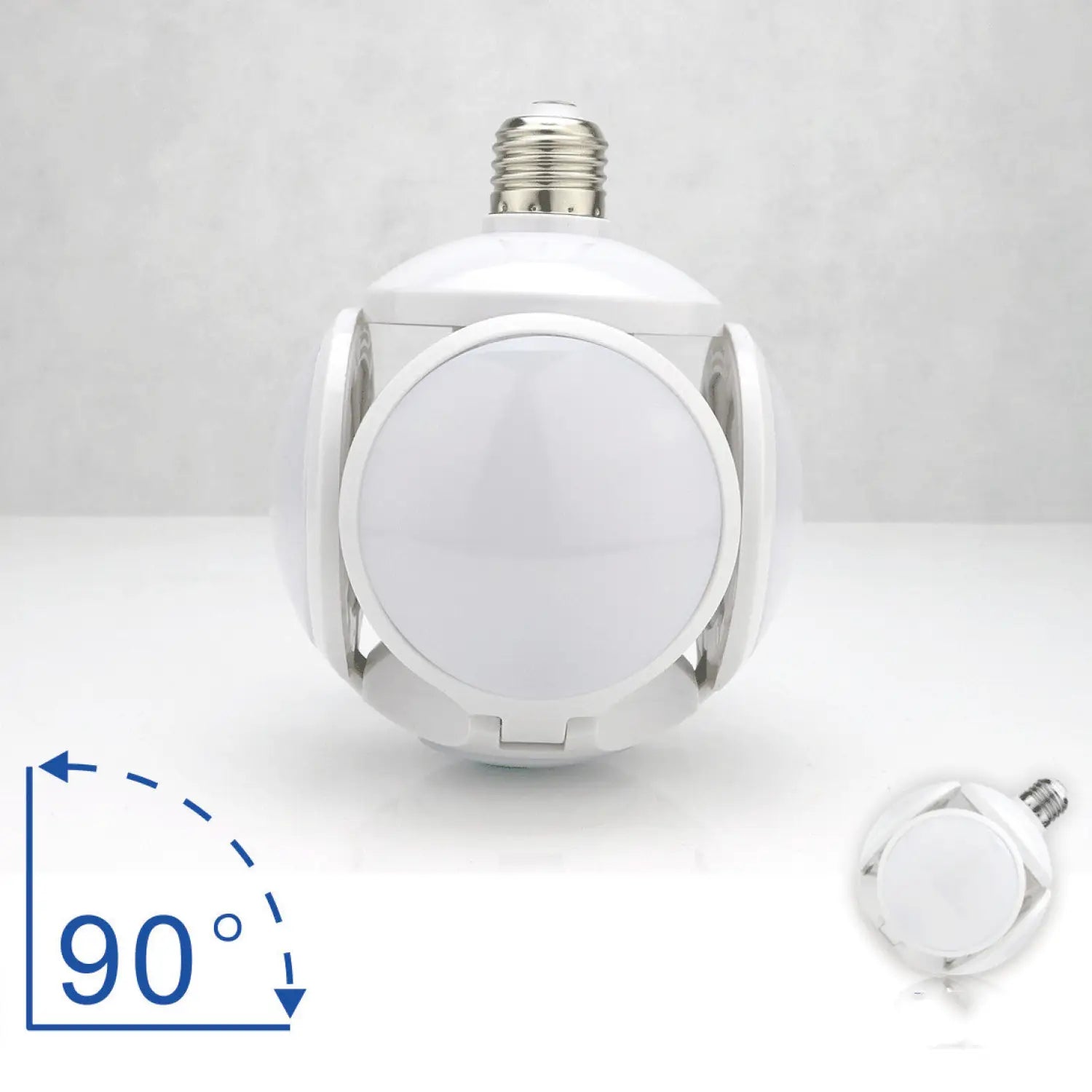 Compact Foldable Ball Light with Football Shape and LED Glow