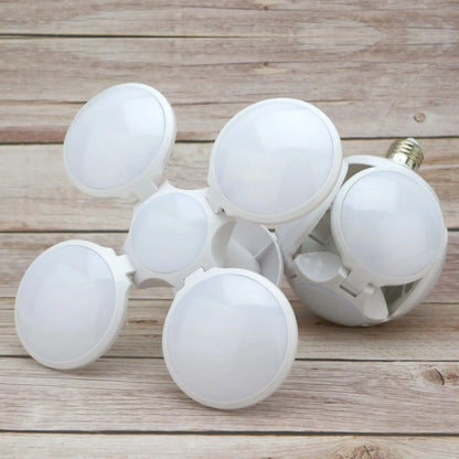 Compact Foldable Ball Light with Football Shape and LED Glow