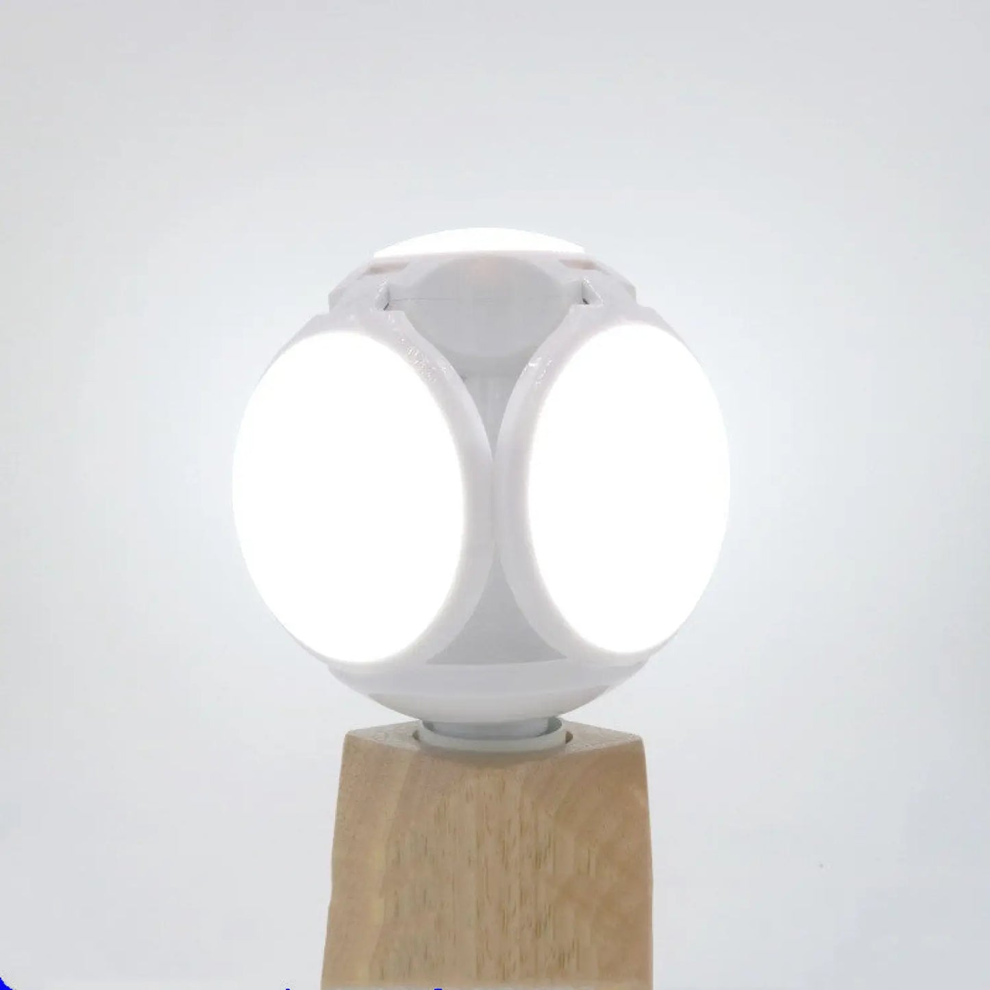 Compact Foldable Ball Light with Football Shape and LED Glow