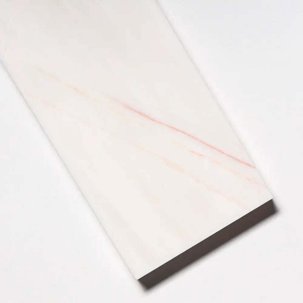 Flecked Canvas Honed Subway Marble Tiles 3x12