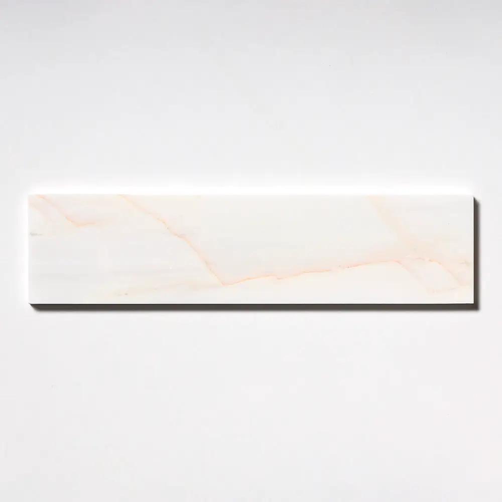 Flecked Canvas Honed Subway Marble Tiles 3x12