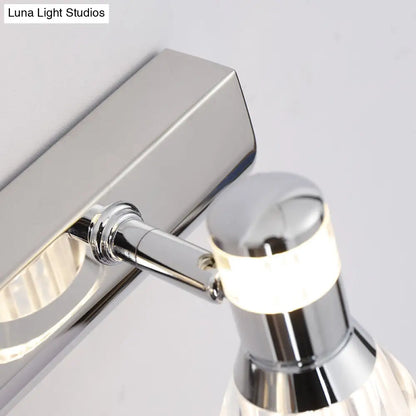 DecorBites™ Conic Sconce Light - Contemporary Style Aluminum Vanity Lighting with 2/3/4 Warm/White Lights for Bathroom, Made of Stainless Steel
