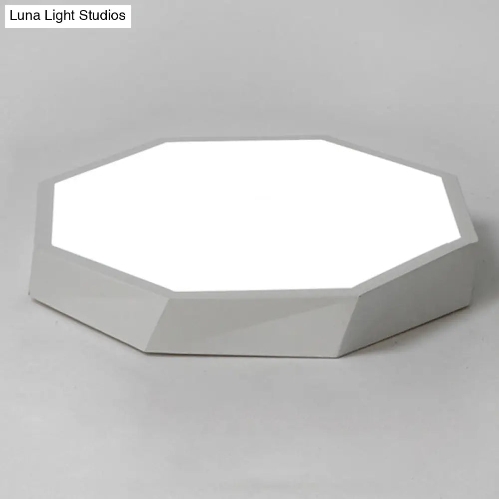 DecorBites™ Contemporary Acrylic Flush Mount Ceiling Light for Bedroom - Faceted Chandelier
