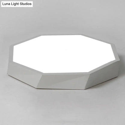 DecorBites™ Contemporary Acrylic Flush Mount Ceiling Light for Bedroom - Faceted Chandelier
