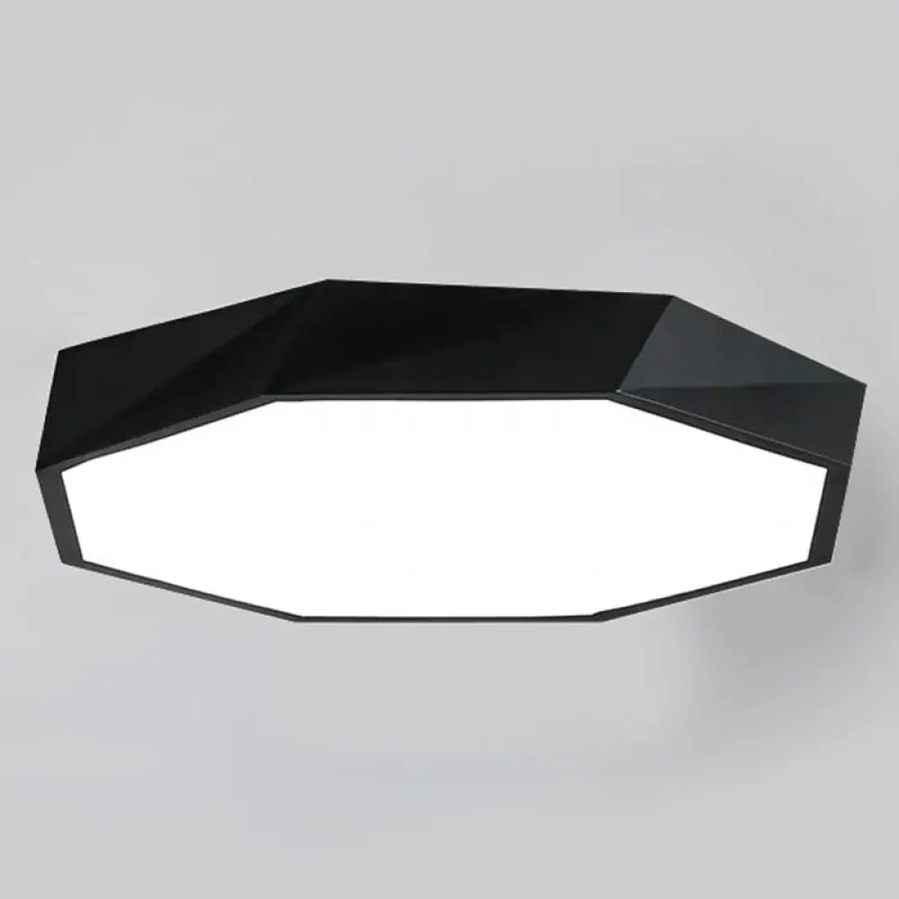 DecorBites™ Contemporary Acrylic Flush Mount Ceiling Light for Bedroom - Faceted Chandelier