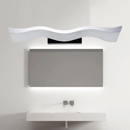 DecorBites™ Contemporary Acrylic LED Wall Mounted Vanity Light - 17"/23" Width, Warm/White Light