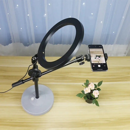 DecorBites™ Contemporary Adjustable LED Vanity Light - Round Shaped Metal Design in Black, 8" or 10" Width