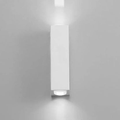 DecorBites™ Contemporary Aluminum Wall Sconce for Bedroom - 2-Light Warm/White Rectangle Light