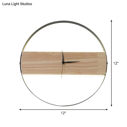 DecorBites™ Contemporary Beige Wall Sconce with Acrylic LED - Flush Mount, Rectangular/Round Parlor Design.
