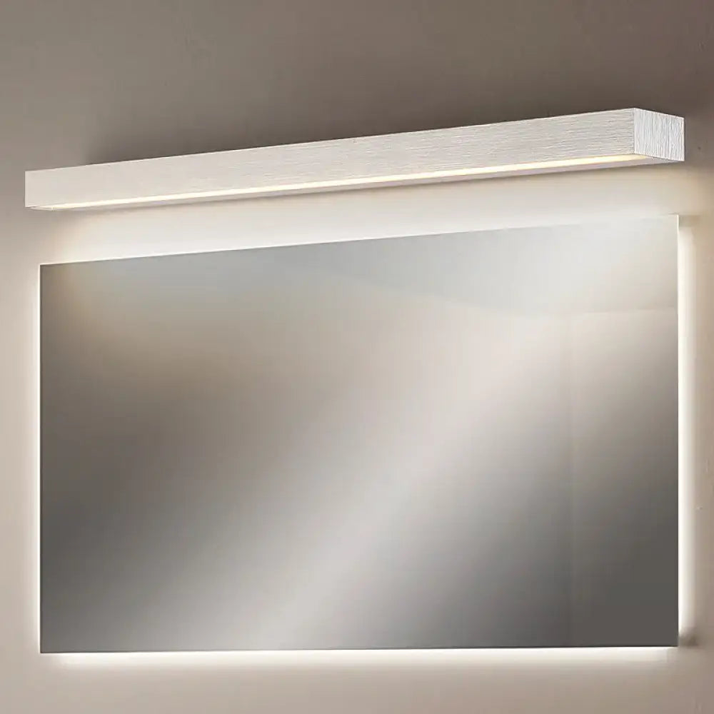 Contemporary black & silver linear vanity sconce bathroom led light
