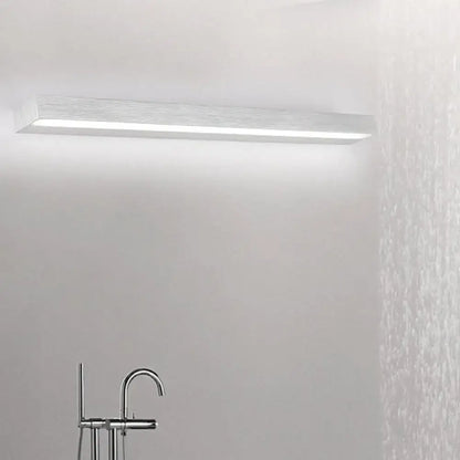 Contemporary black & silver linear vanity sconce bathroom led light