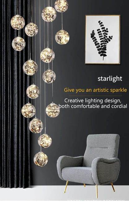 DecorBites™ Contemporary Crystal Ball Chandelier - Free Shipping