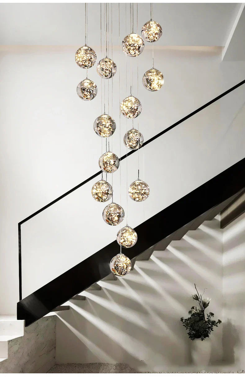 DecorBites™ Contemporary Crystal Ball Chandelier - Free Shipping