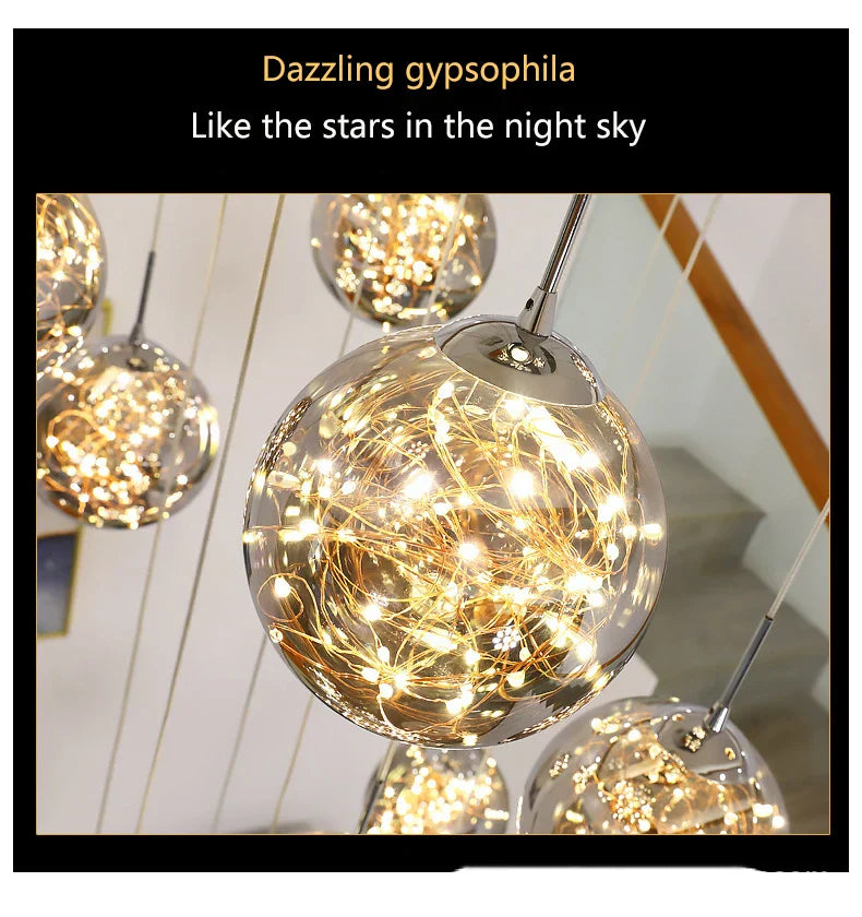 DecorBites™ Contemporary Crystal Ball Chandelier - Free Shipping