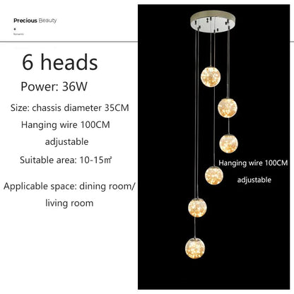 DecorBites™ Contemporary Crystal Ball Chandelier - Free Shipping