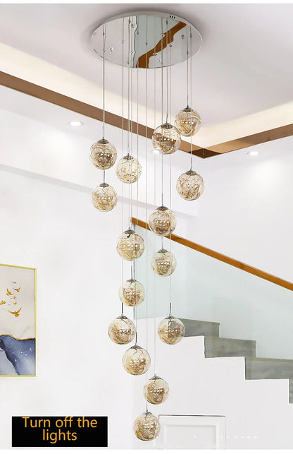 DecorBites™ Contemporary Crystal Ball Chandelier - Free Shipping