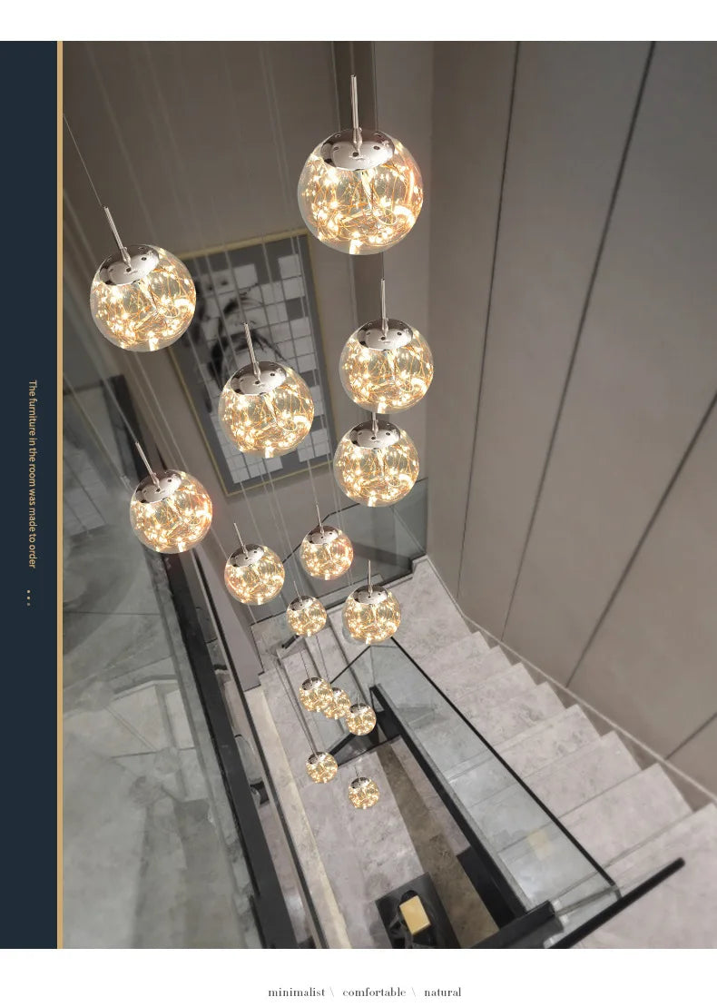 DecorBites™ Contemporary Crystal Ball Chandelier - Free Shipping
