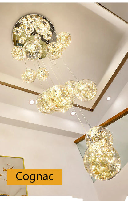 DecorBites™ Contemporary Crystal Ball Chandelier - Free Shipping