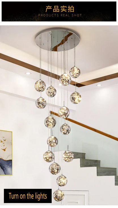DecorBites™ Contemporary Crystal Ball Chandelier - Free Shipping