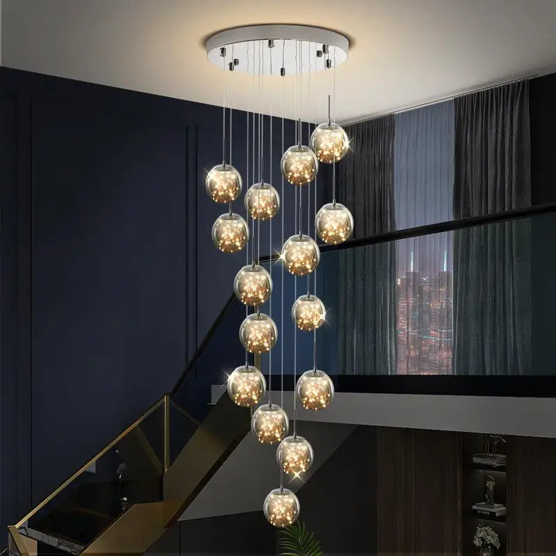 DecorBites™ Contemporary Crystal Ball Chandelier - Free Shipping