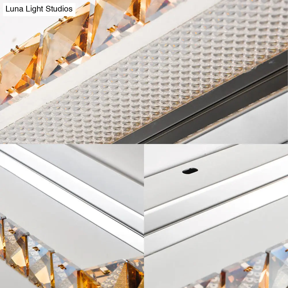 DecorBites™ Contemporary Crystal Gold Wall Sconce - Linear Vanity Light with Warm/White Light for Bathroom - Multiple Width Options
