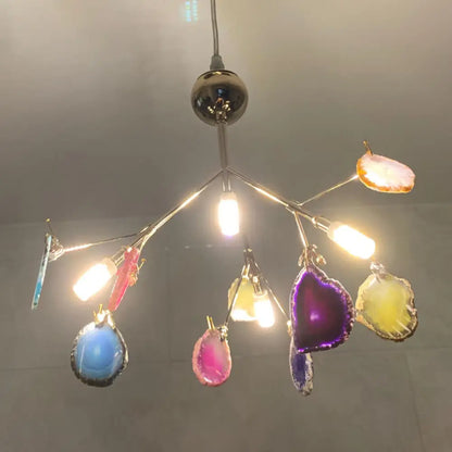 DecorBites™ Contemporary Firefly Metal Pendant Light with Round Canopy for Living Room - Island Lighting Solution