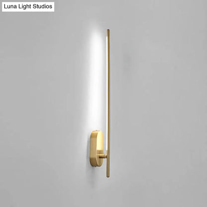 DecorBites™ Contemporary Gold LED Wall Mounted Sconce Lamp for Living Room