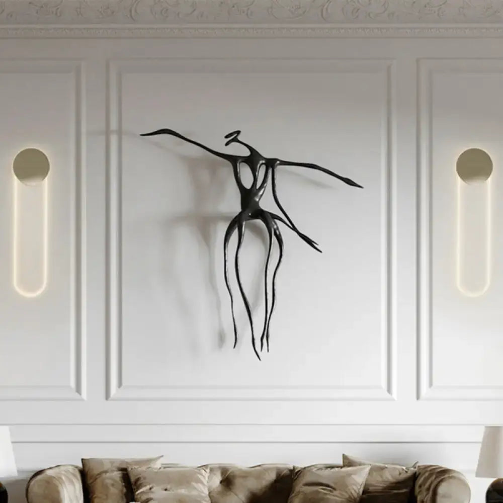 Contemporary gold oblong bedroom wall light fixture 110v 120v
