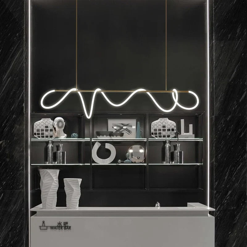 DecorBites™ Contemporary LED Chandelier for Dining Room Lighting