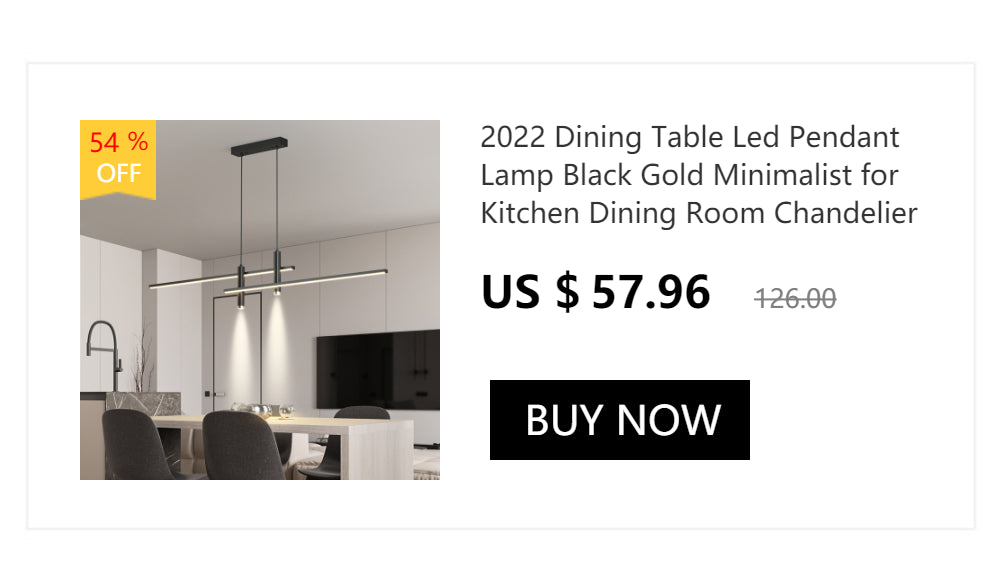 DecorBites™ Contemporary LED Chandelier for Dining Room Lighting